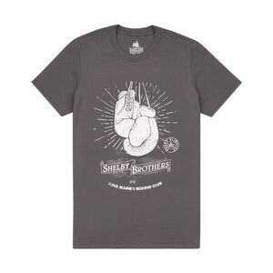 Peaky Blinders Mens Boxing Club Shelby Brothers T-Shirt / Gray